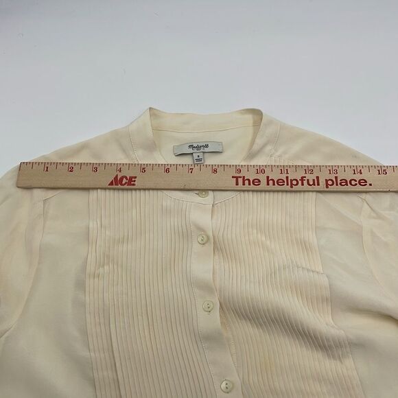 Cream Madewell button down shirt - Picture 8 of 8